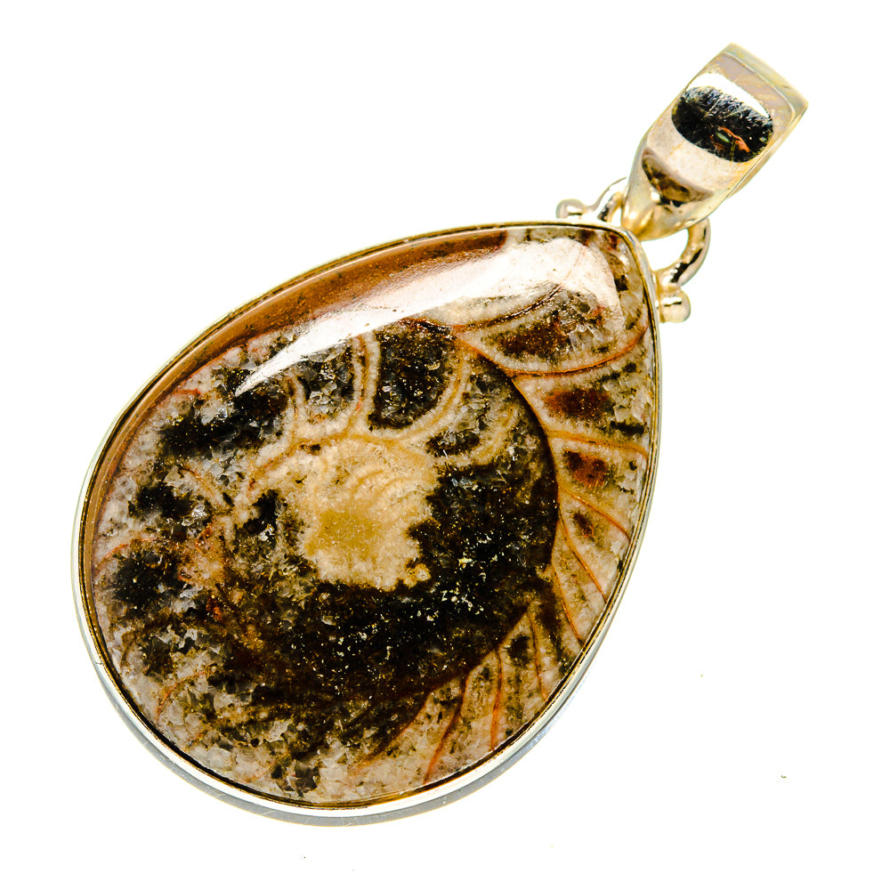 Orthoceras Fossil Pendants handcrafted by Anasilvercos - PD743765