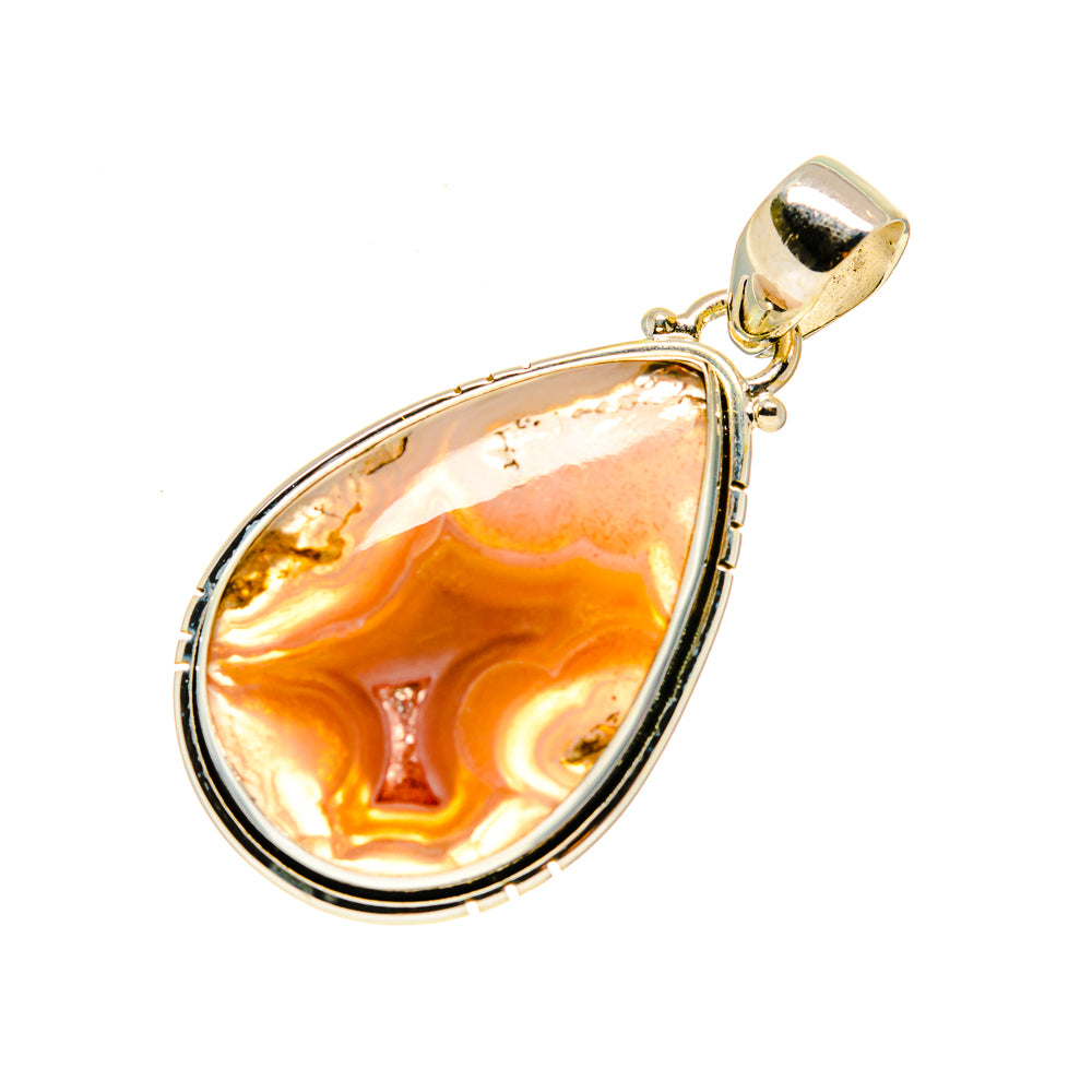 Botswana Agate Pendants handcrafted by Anasilvercos - PD744176