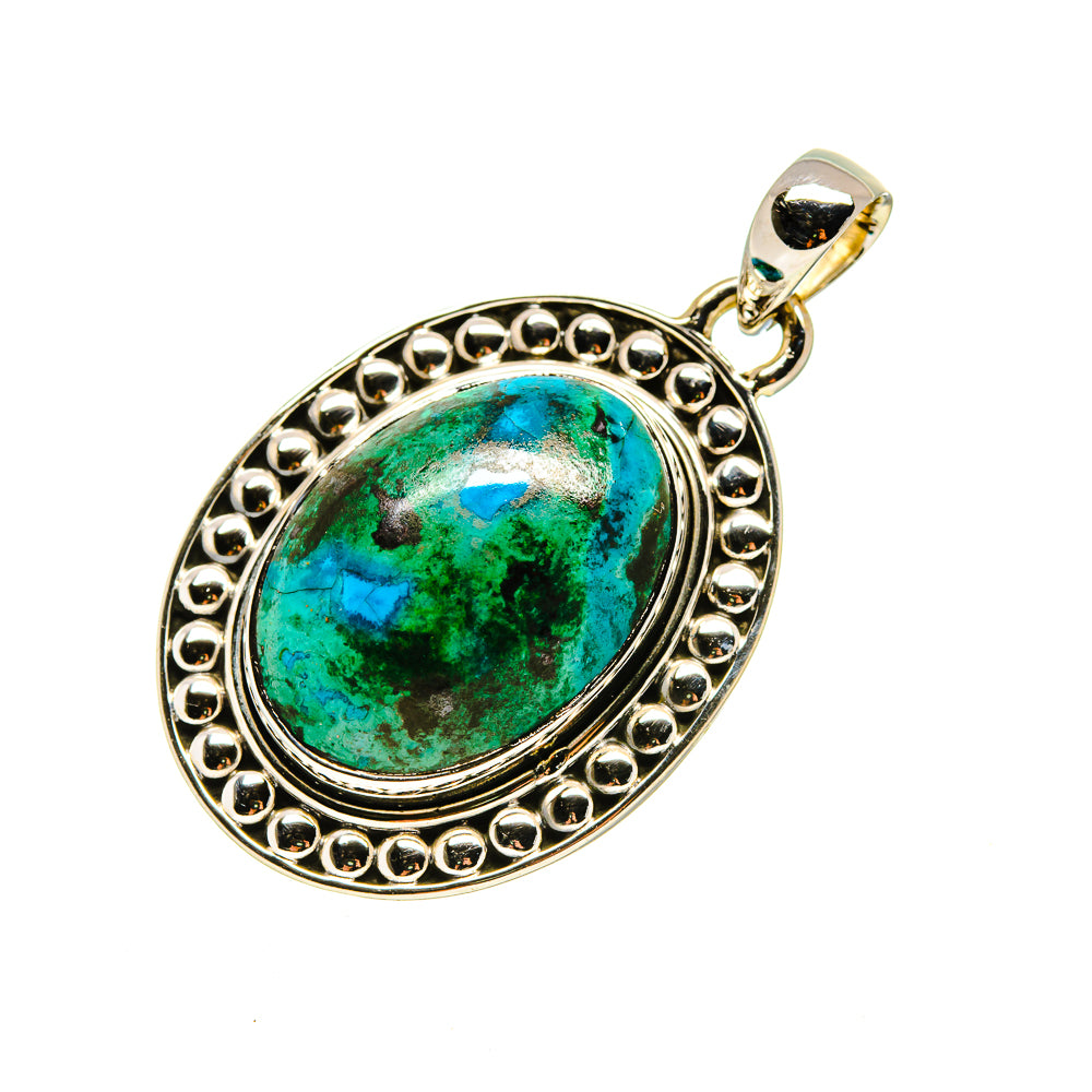 Chrysocolla Pendants handcrafted by Anasilvercos - PD754286