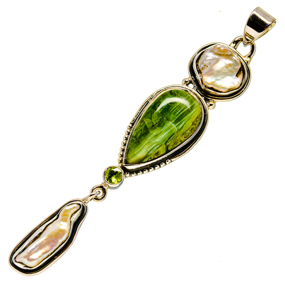 Rainforest Jasper Pendants handcrafted by Anasilvercos - PD755333