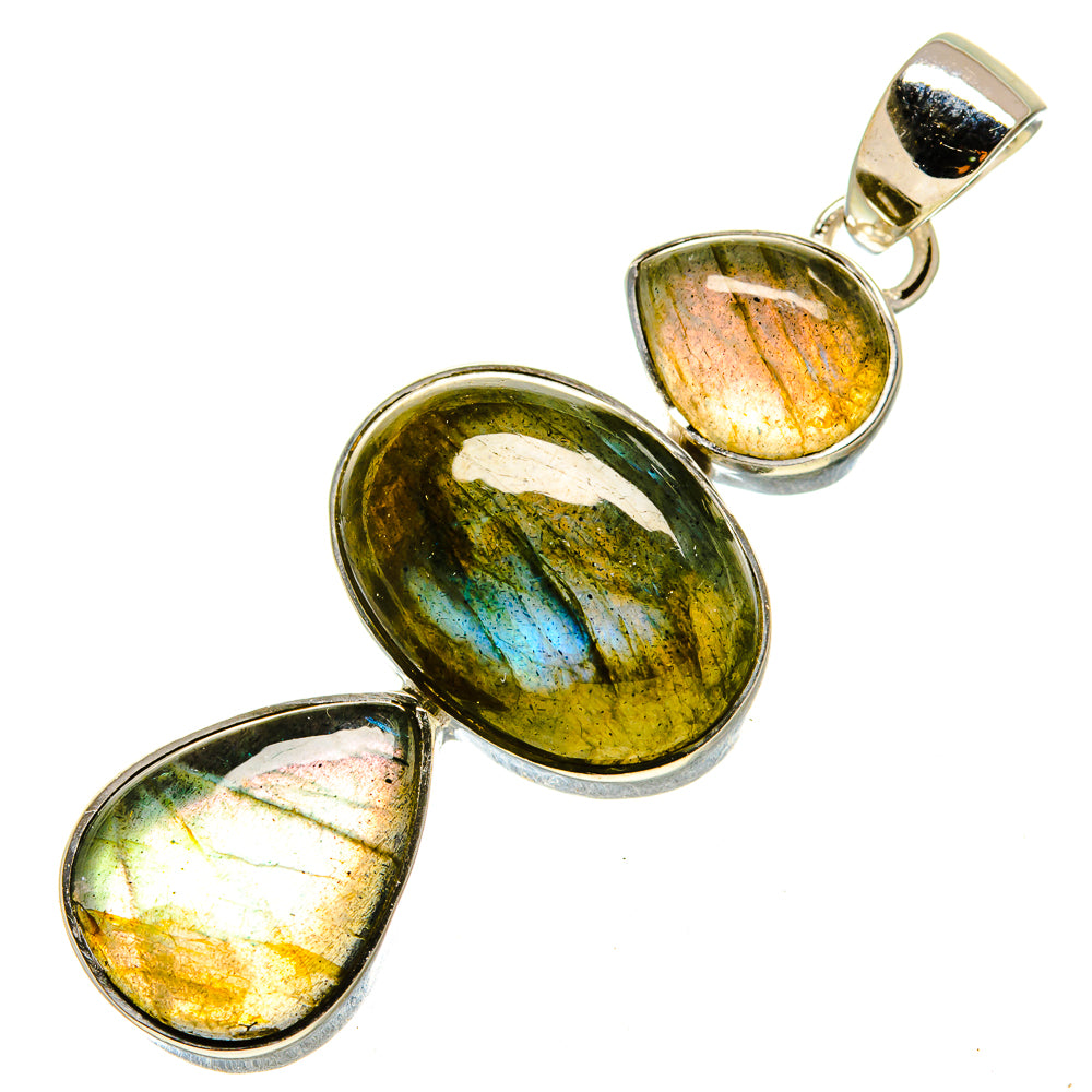 Labradorite Pendants handcrafted by Anasilvercos - PD755603