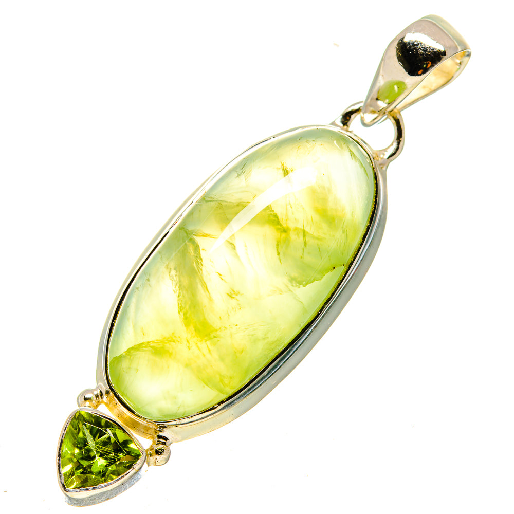 Prehnite Pendants handcrafted by Anasilvercos - PD755721