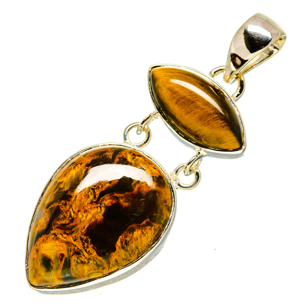 Golden Pietersite Pendants handcrafted by Anasilvercos - PD756058