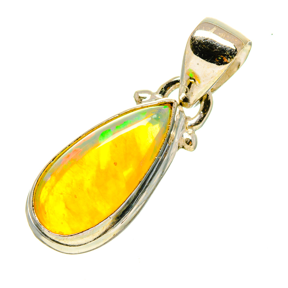 Ethiopian Opal Pendants handcrafted by Anasilvercos - PD756850