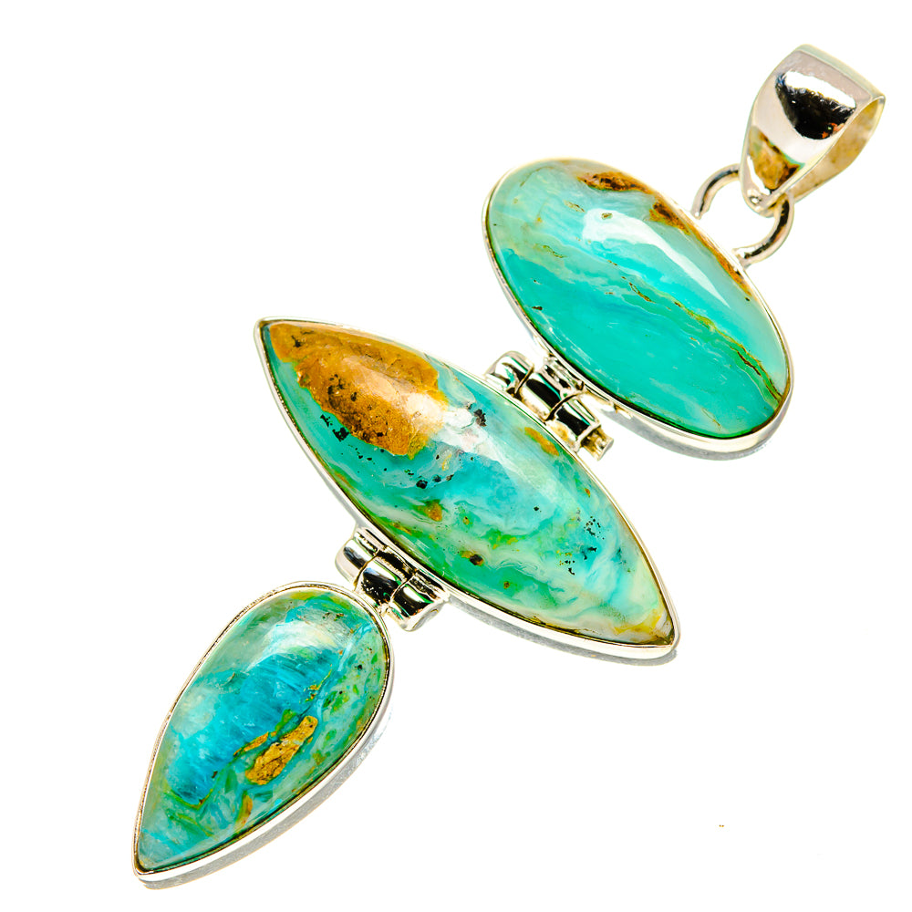 Peruvian Opal Pendants handcrafted by Anasilvercos - PD757286