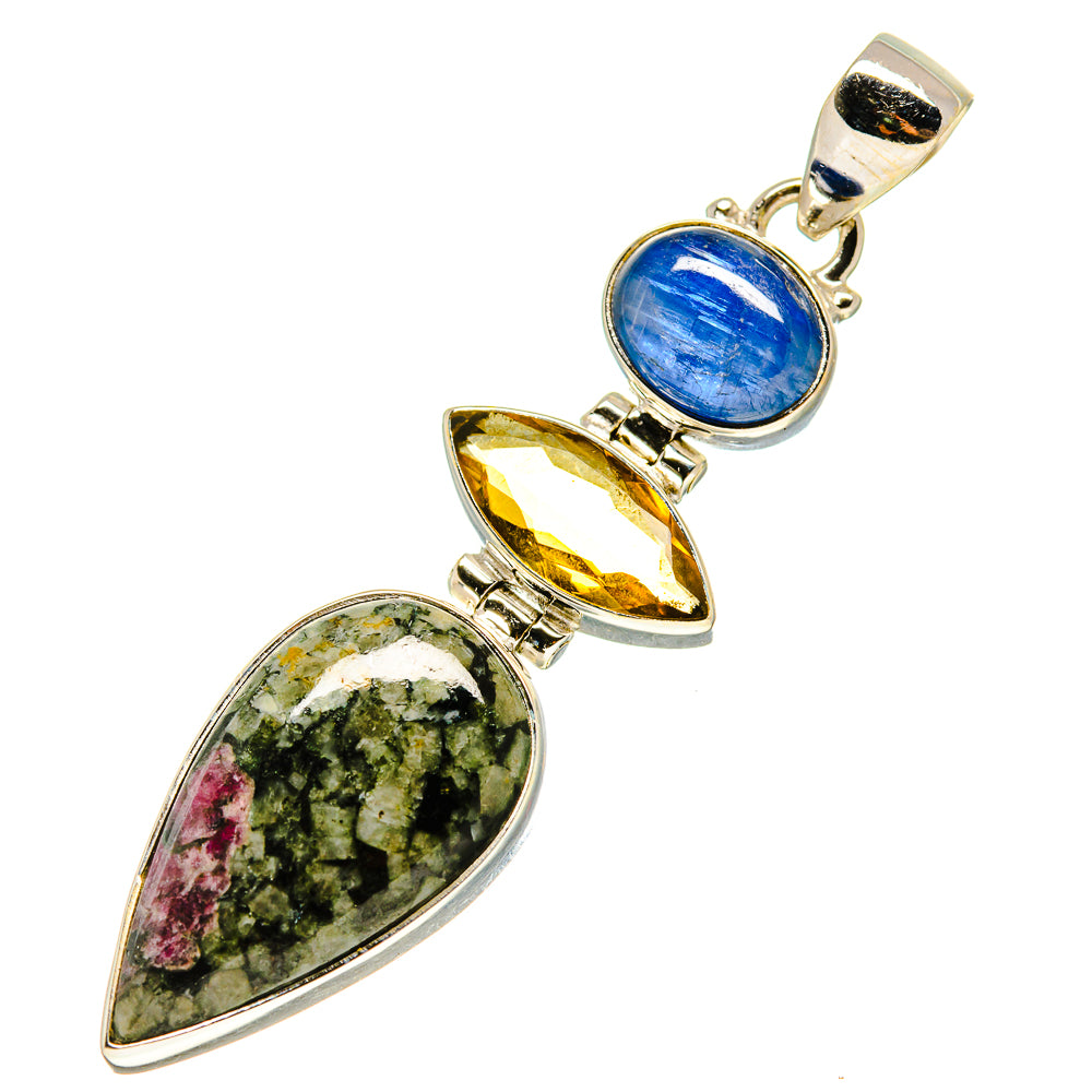 Russian Eudialyte Pendants handcrafted by Anasilvercos - PD757983