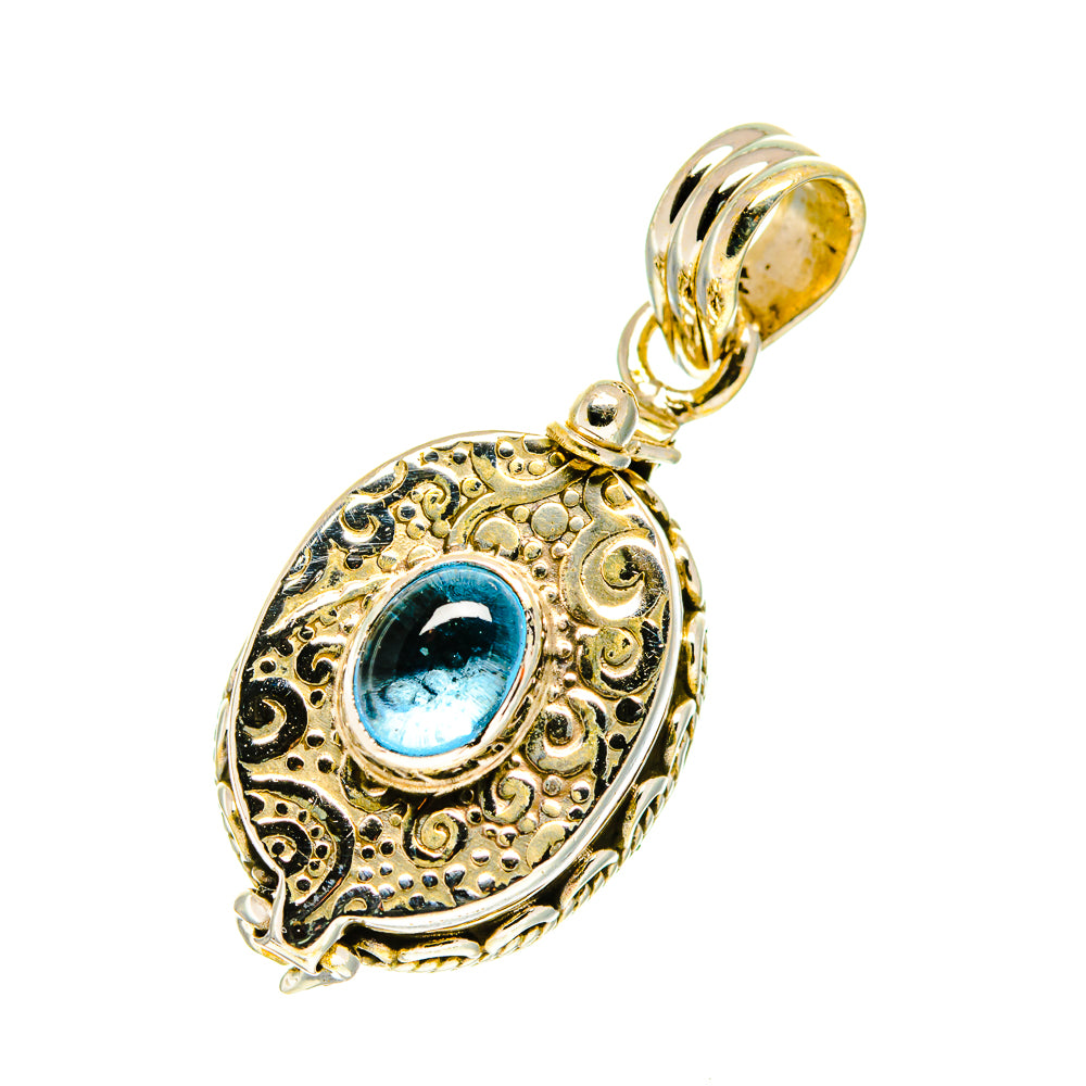 Blue Fluorite Pendants handcrafted by Anasilvercos - PD760614