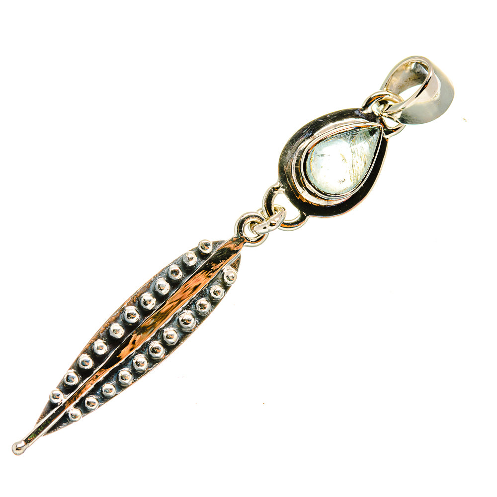 Aquamarine Pendants handcrafted by Anasilvercos - PD8032