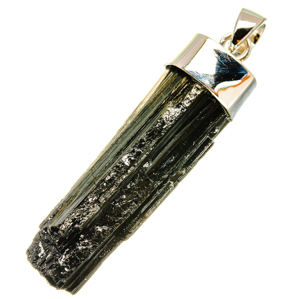 Black Tourmaline Pendants handcrafted by Anasilvercos - PD8273