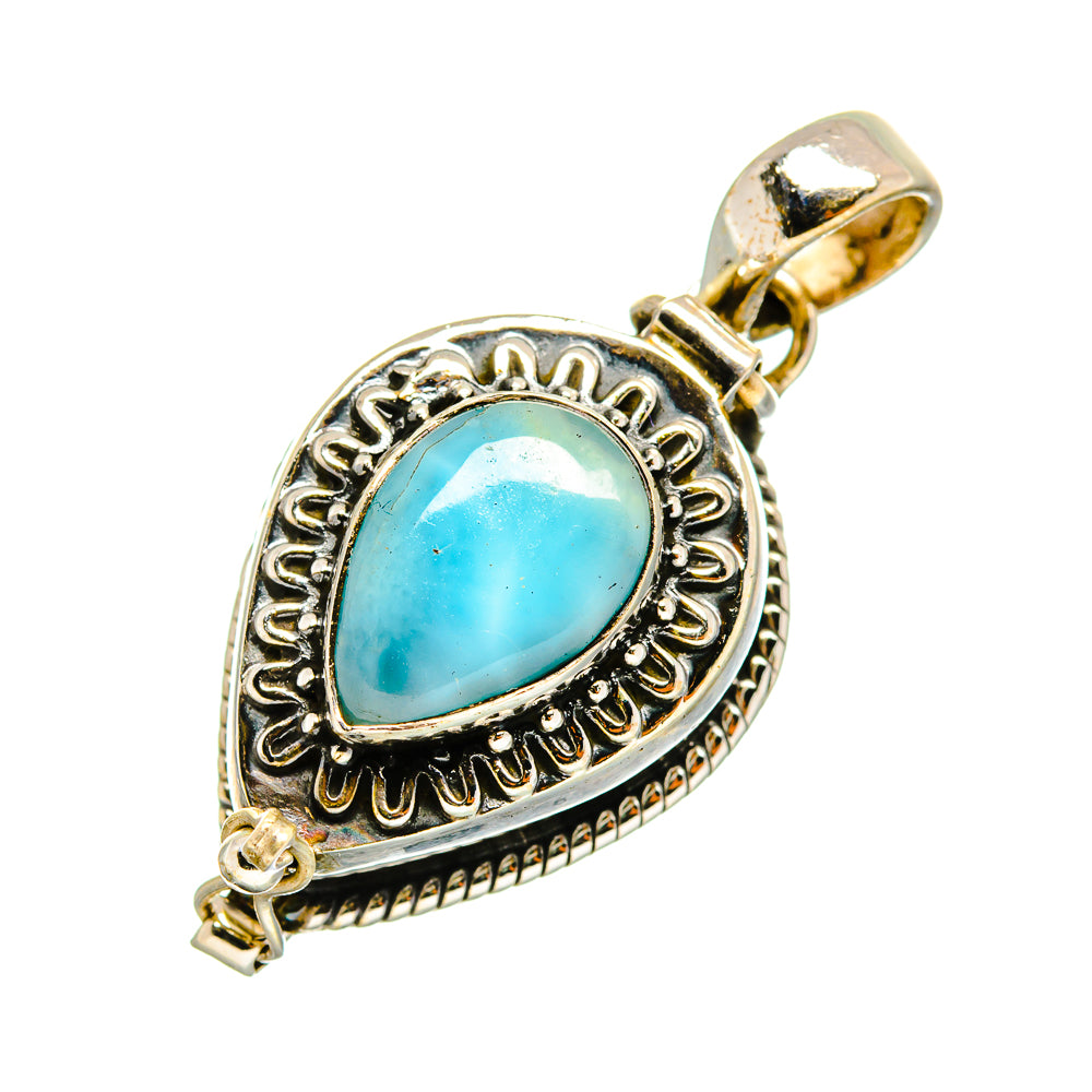 Larimar Pendants handcrafted by Anasilvercos - PD8568