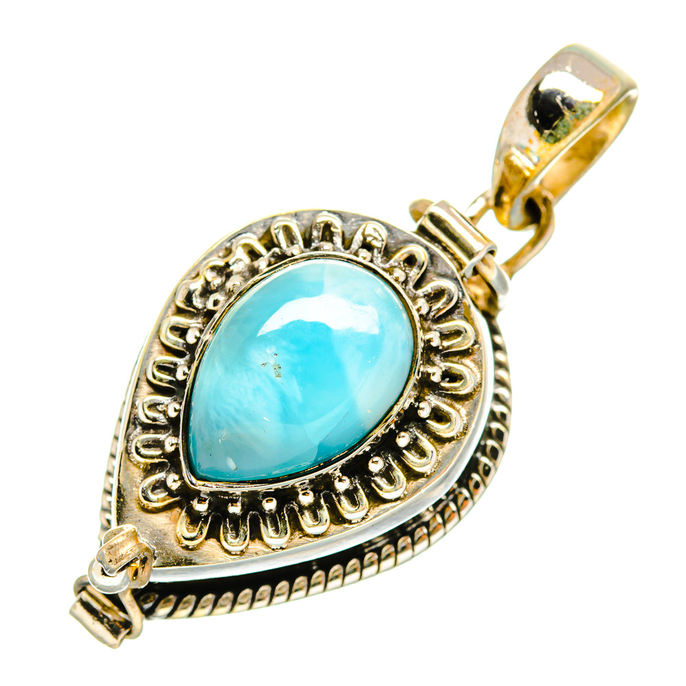 Larimar Pendants handcrafted by Anasilvercos - PD9848 - Photo 2