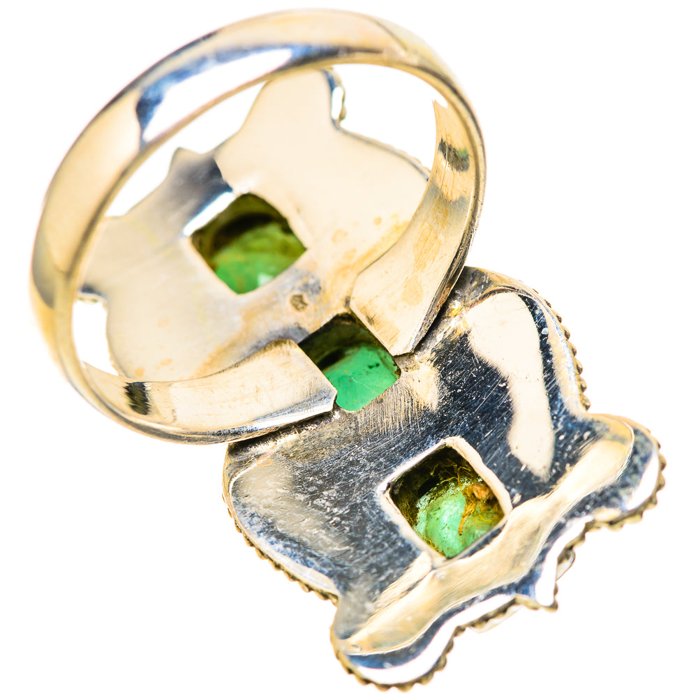 Zambian Emerald Rings handcrafted by Anasilvercos - RING128576 - Photo 3