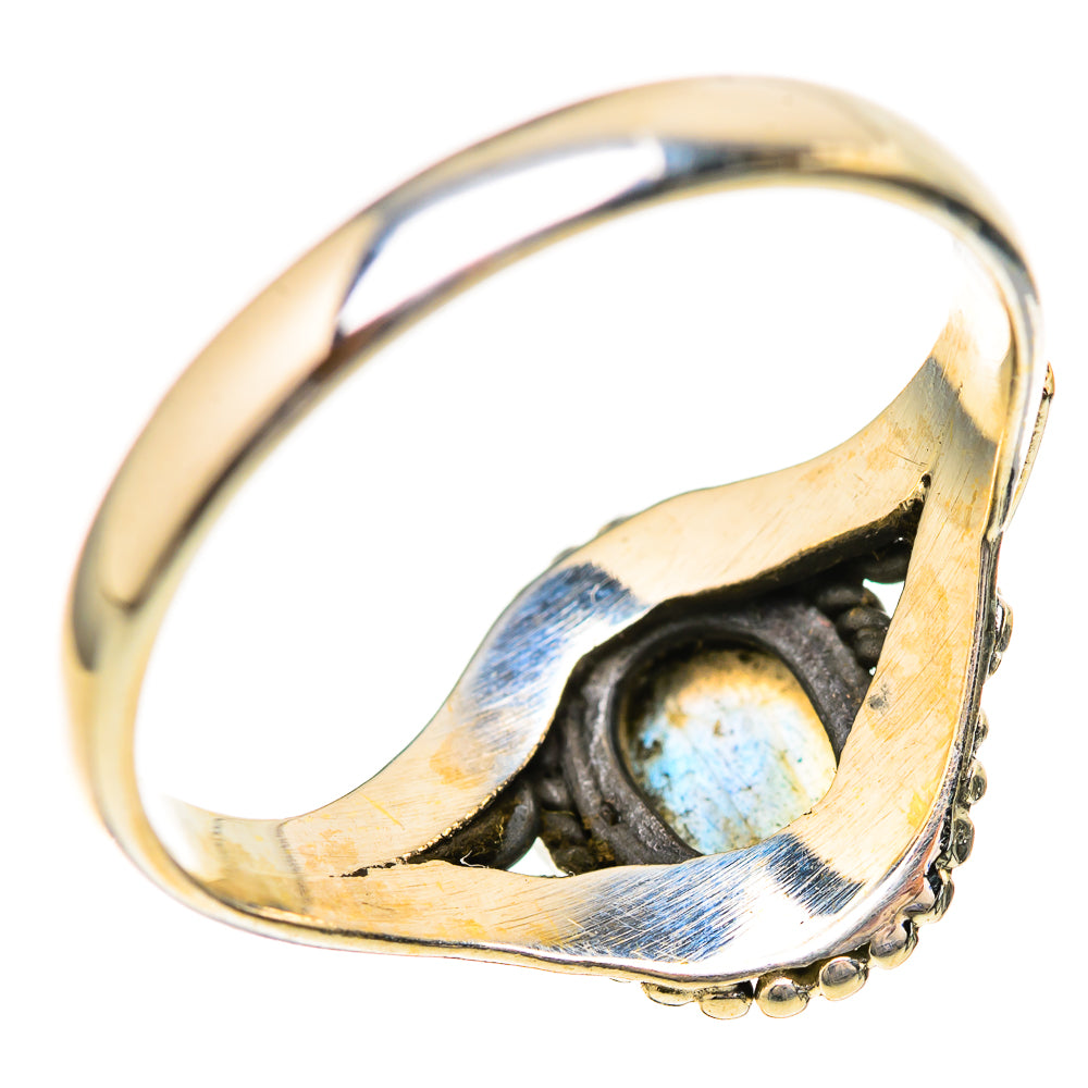 Labradorite Rings handcrafted by Anasilvercos - RING129175_SIZE-8 - Photo 3