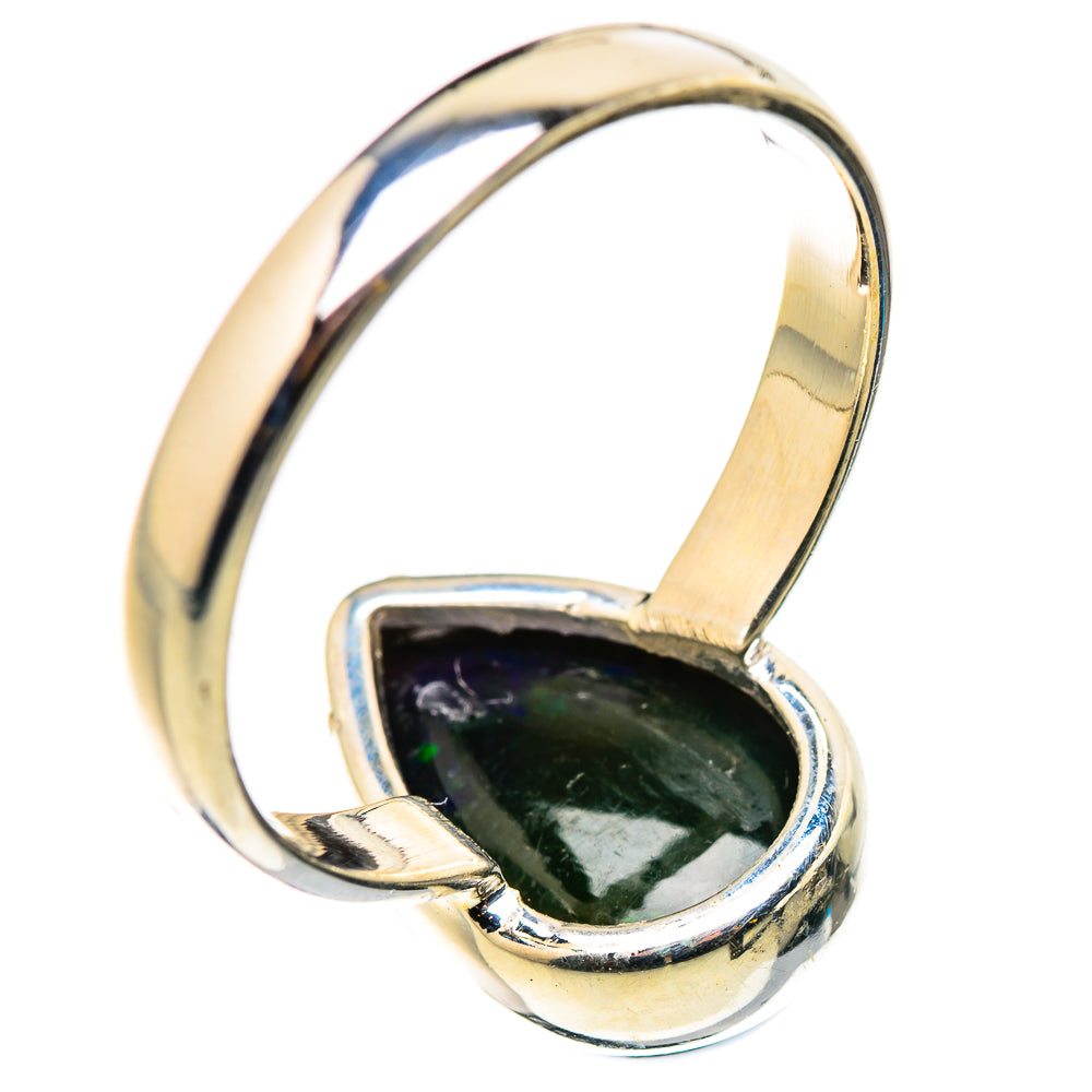 Black Opal Rings handcrafted by Anasilvercos - RING131053 - Photo 3