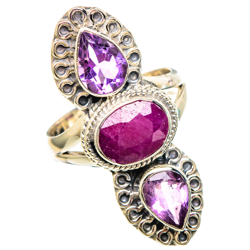 Ruby Rings handcrafted by Anasilvercos - RING100058