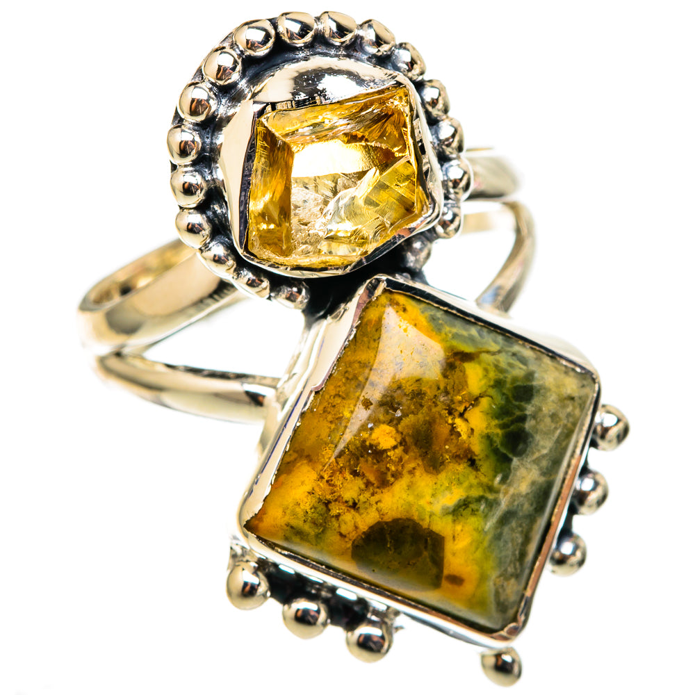 Ocean Jasper Rings handcrafted by Anasilvercos - RING105473 - Photo 2