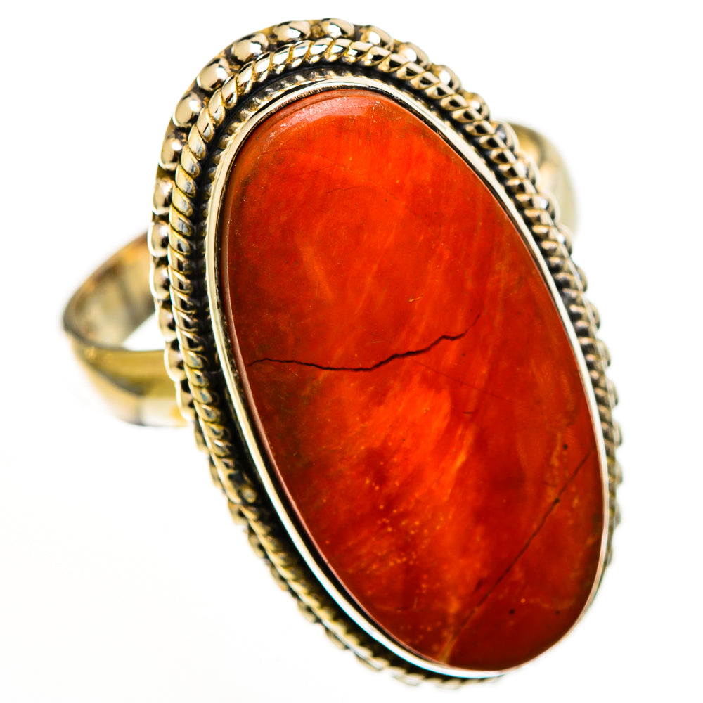 Red Jasper Rings handcrafted by Anasilvercos - RING112561 - Photo 2