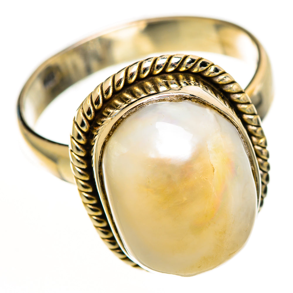 Cultured Pearl Rings handcrafted by Anasilvercos - RING113070 - Photo 2