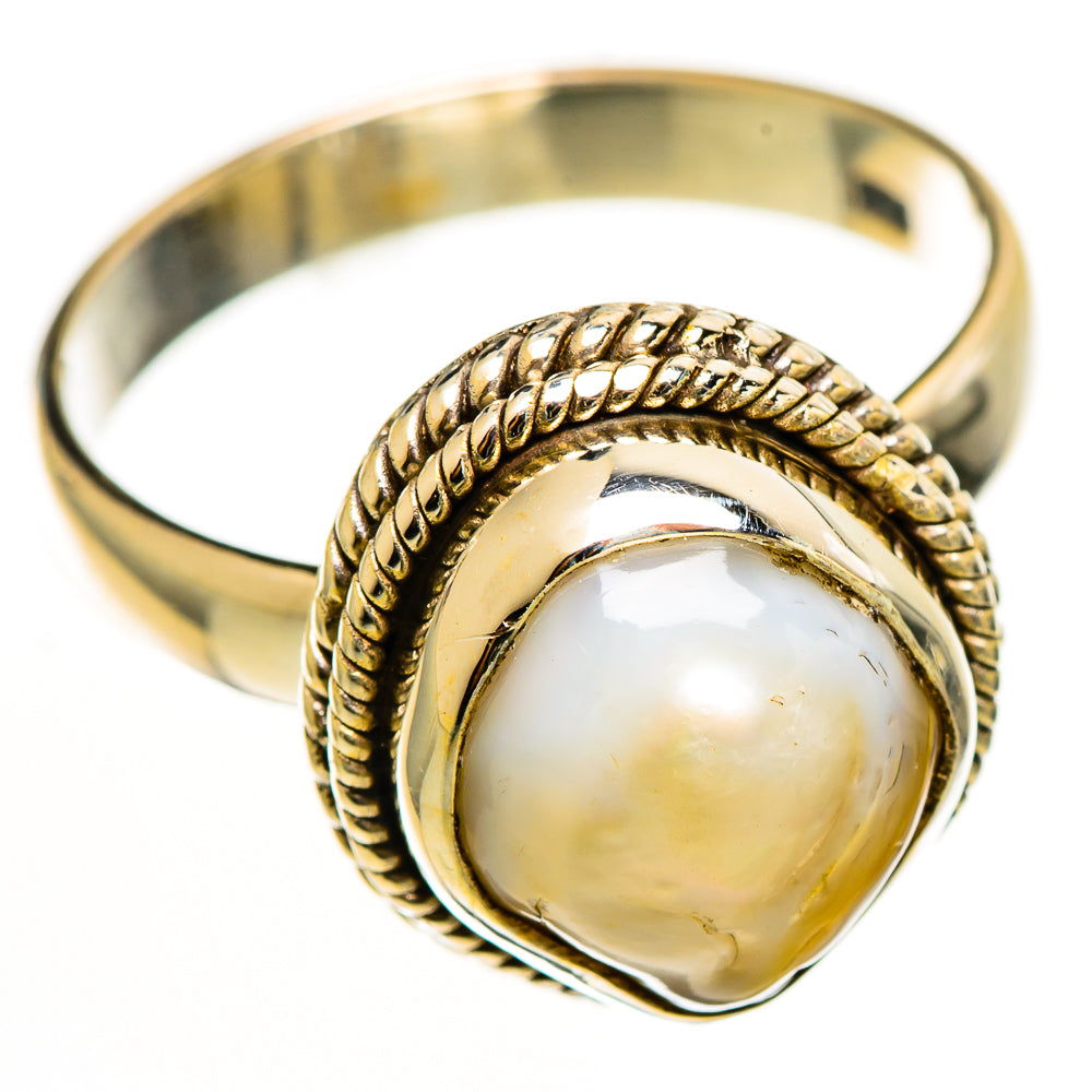 Mother Of Pearl Rings handcrafted by Anasilvercos - RING113131 - Photo 2