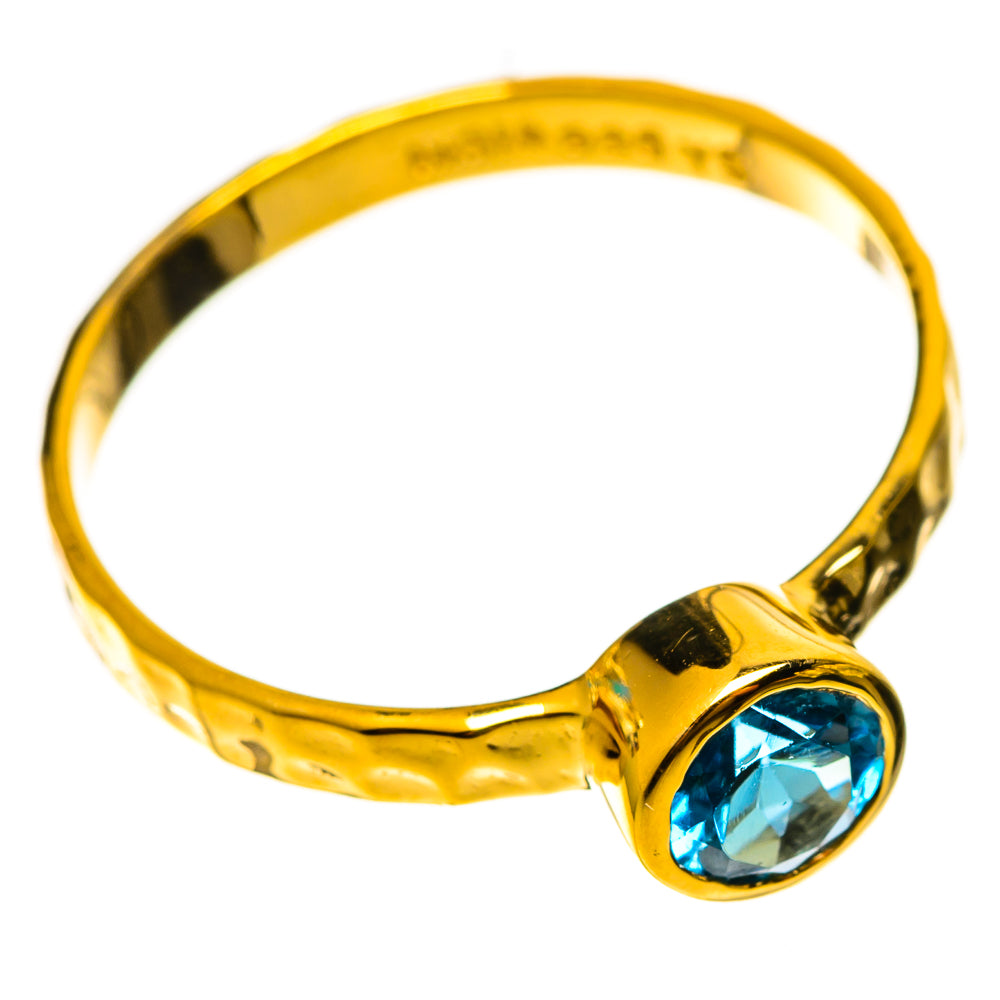 Blue Topaz Rings handcrafted by Anasilvercos - RING113871 - Photo 2