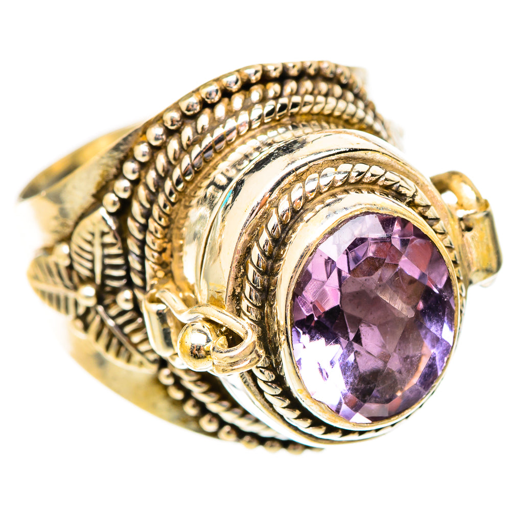 Pink Amethyst Rings handcrafted by Anasilvercos - RING117387 - Photo 2