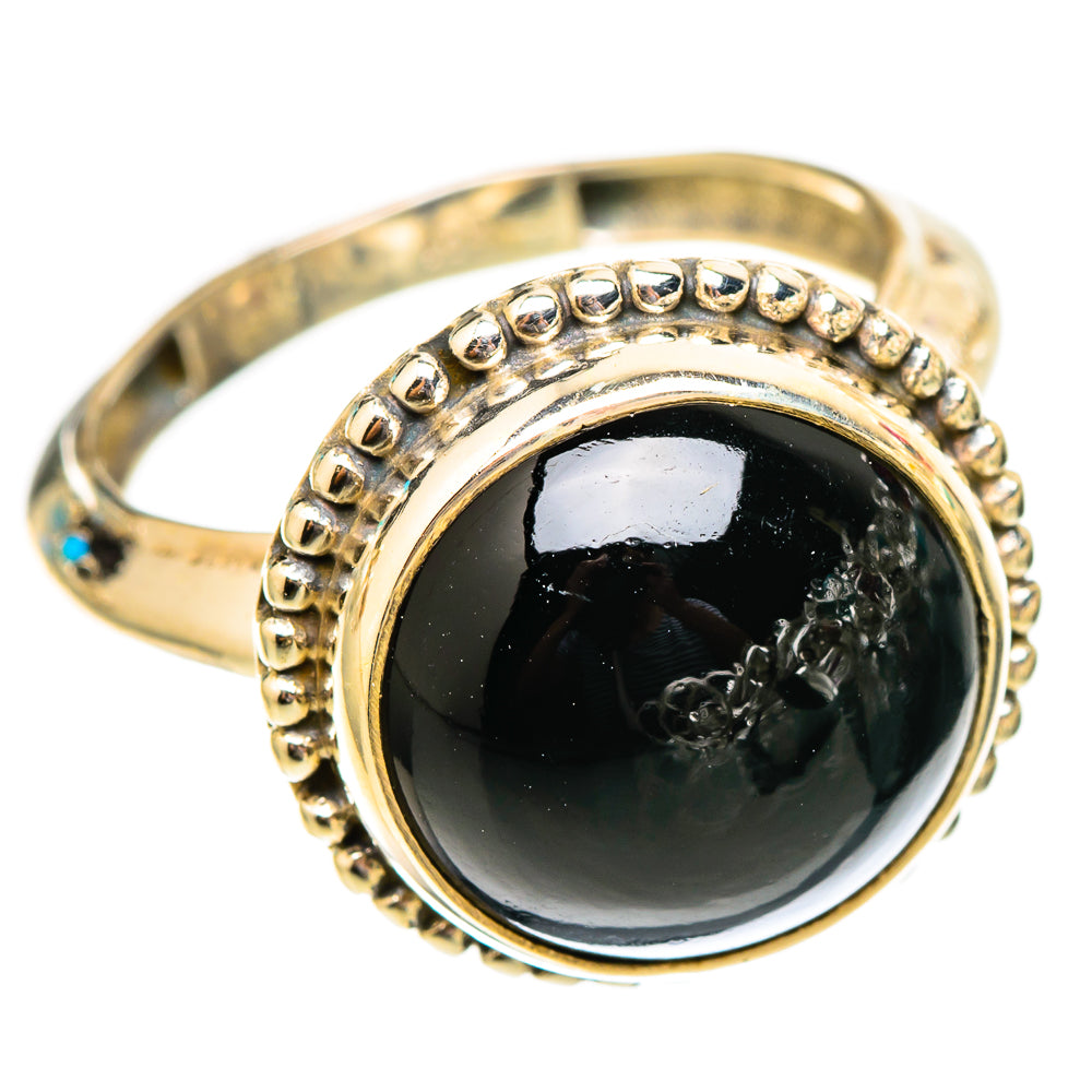 Black Onyx Rings handcrafted by Anasilvercos - RING117502 - Photo 2