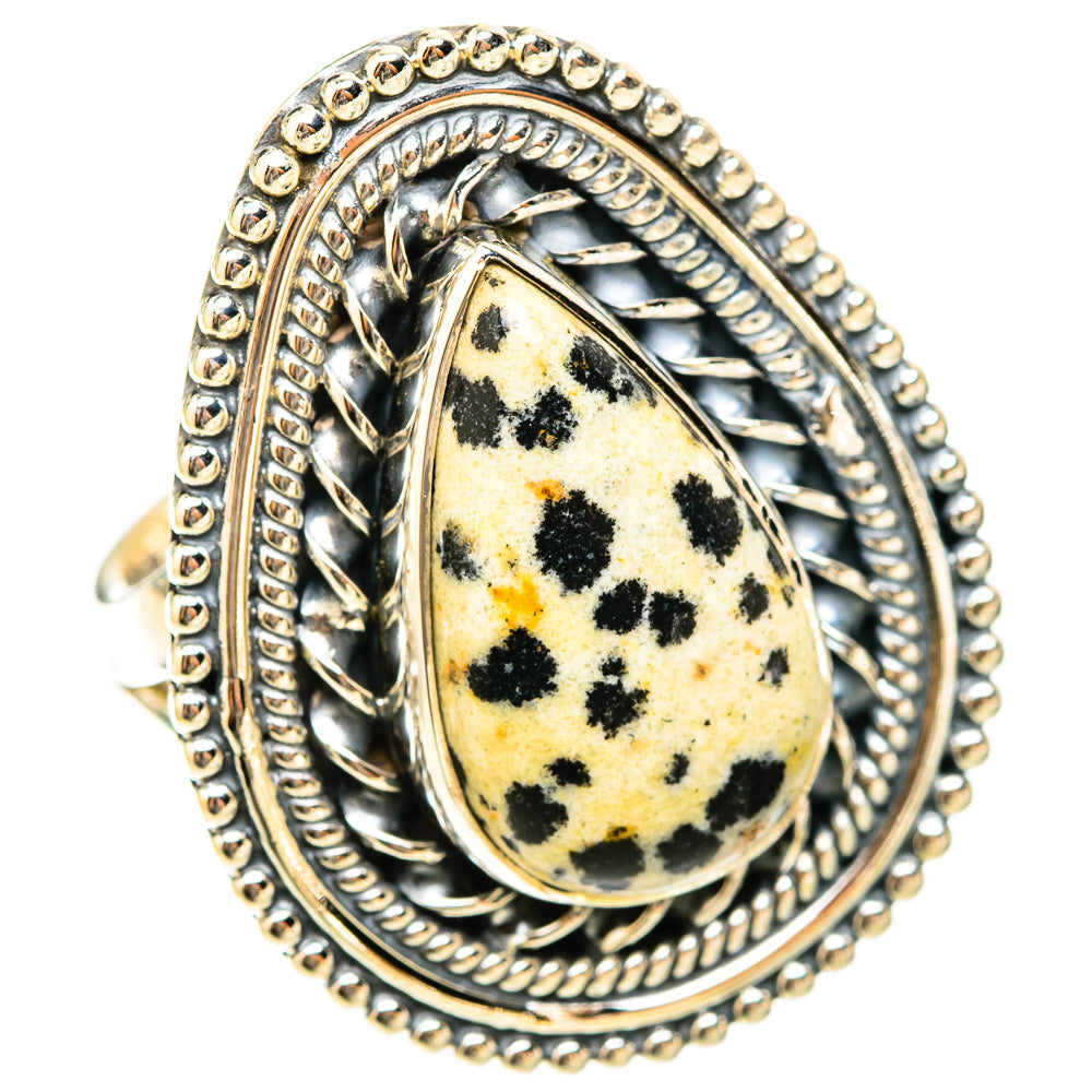 Dalmatian Jasper Rings handcrafted by Anasilvercos - RING119750 - Photo 2