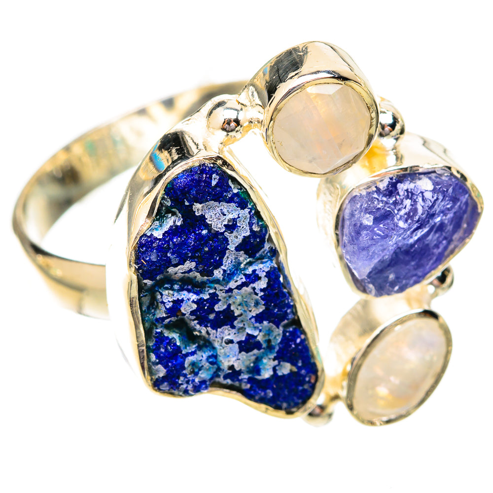 Azurite Rings handcrafted by Anasilvercos - RING120424 - Photo 2