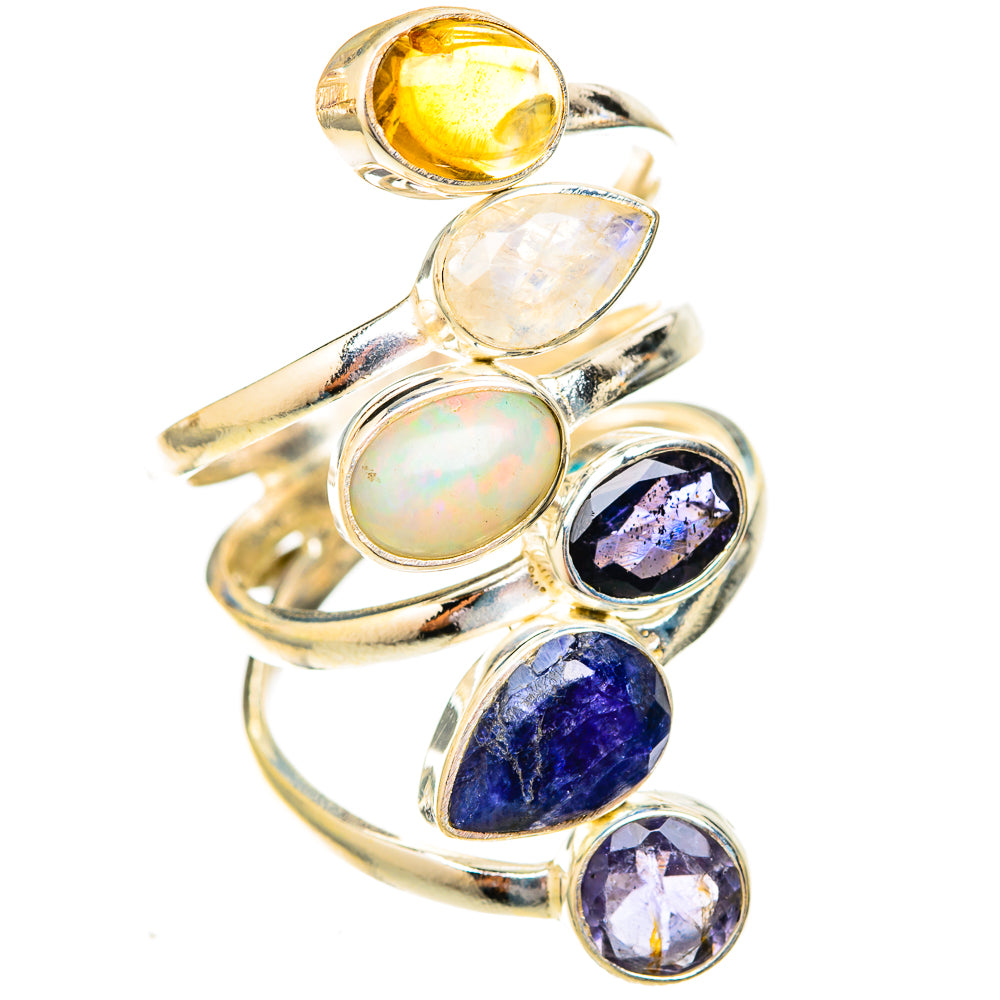 Ethiopian Opal Rings handcrafted by Anasilvercos - RING122859 - Photo 2
