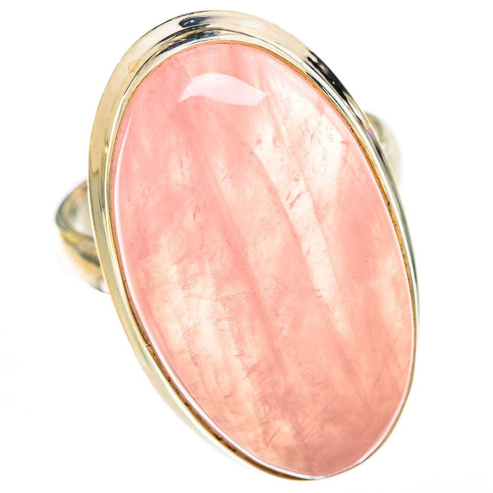 Rose Quartz Rings handcrafted by Anasilvercos - RING125030 - Photo 2