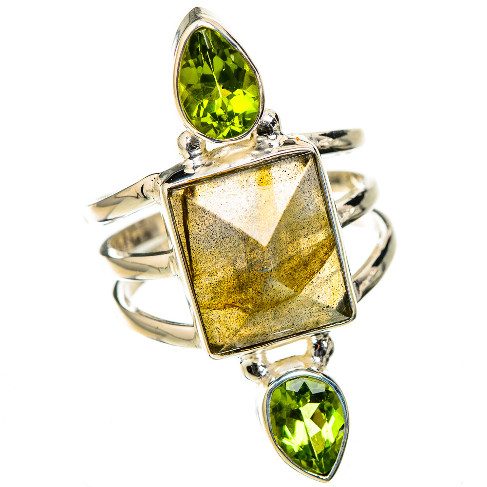 Labradorite Rings handcrafted by Anasilvercos - RING126420 - Photo 2