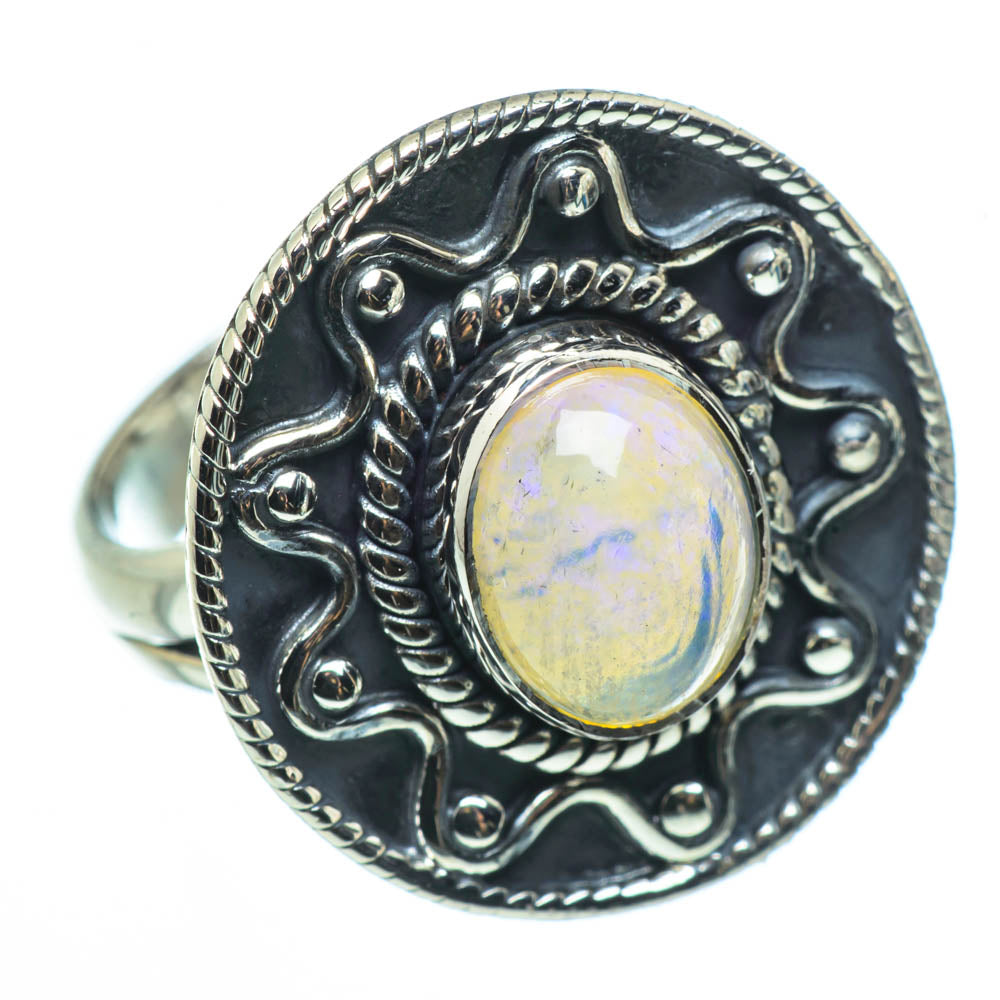 Ethiopian Opal Rings handcrafted by Anasilvercos - RING30501