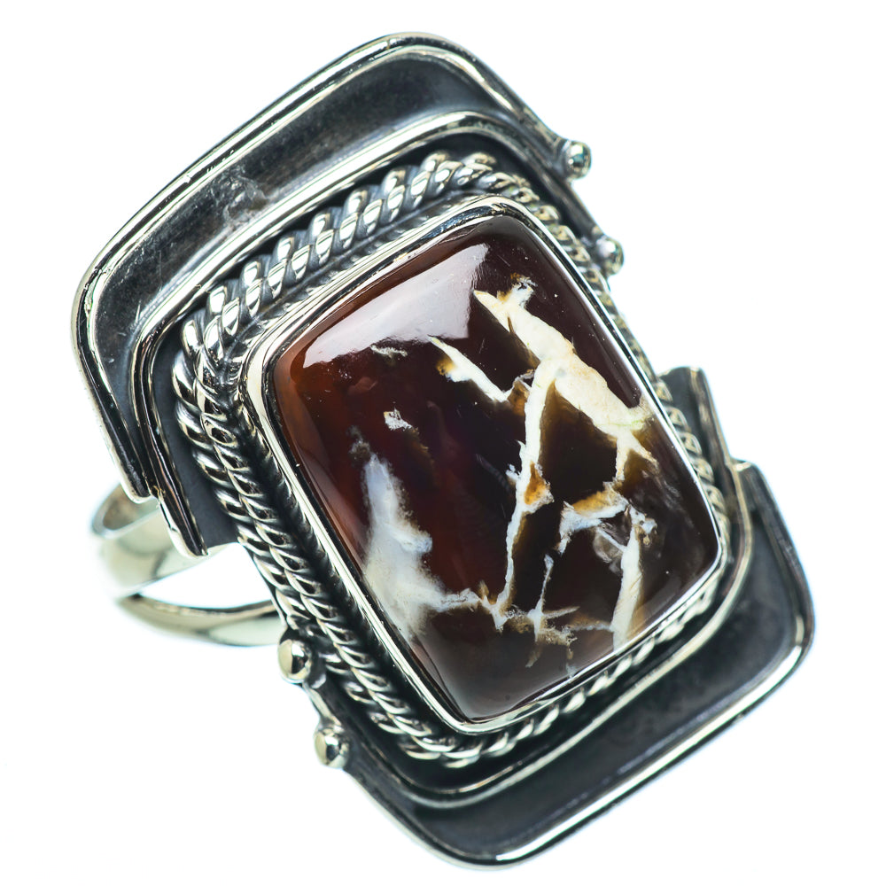 Peanut Wood Jasper Rings handcrafted by Anasilvercos - RING33616