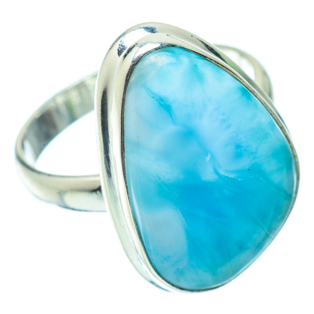 Larimar Rings handcrafted by Anasilvercos - RING34822