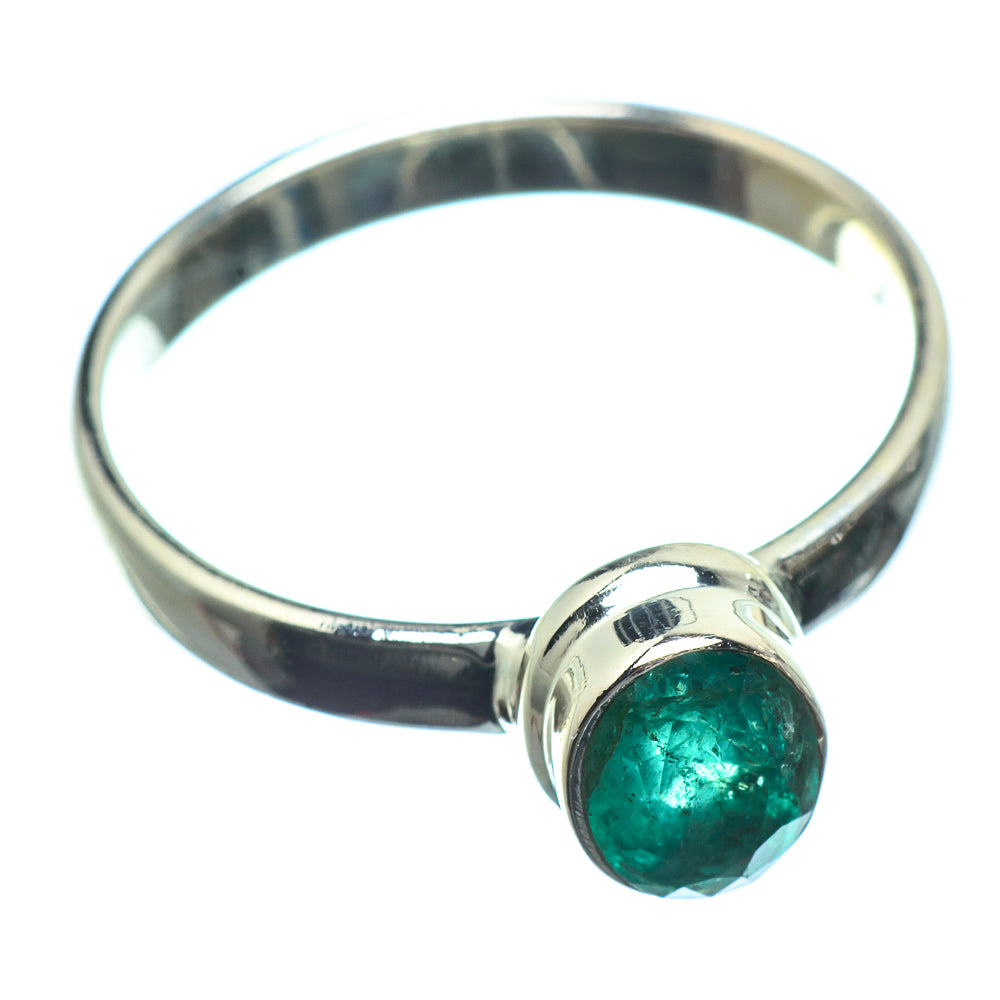 Zambian Emerald Rings handcrafted by Anasilvercos - RING39647