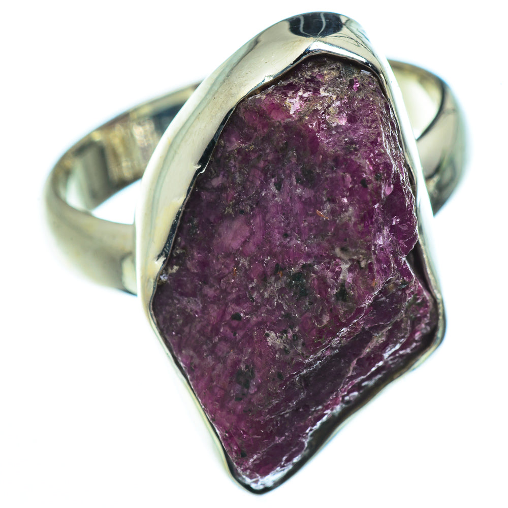 Ruby Fuchsite Rings handcrafted by Anasilvercos - RING40941