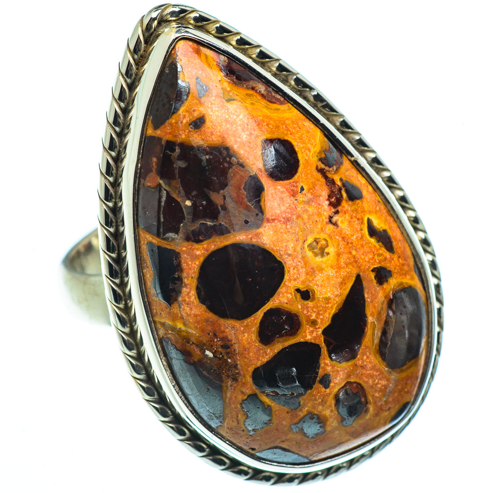 Chert Breccia Rings handcrafted by Anasilvercos - RING41131