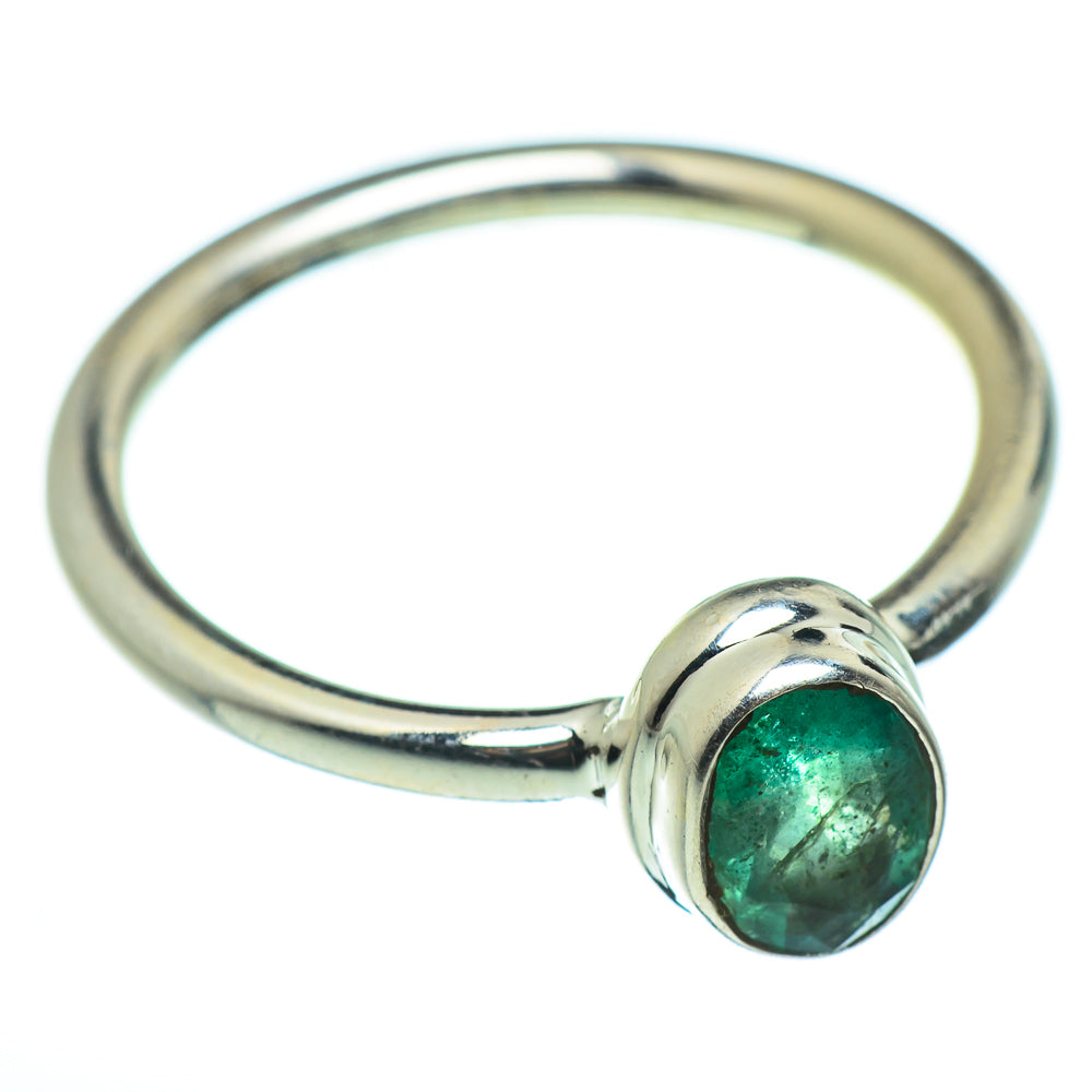 Zambian Emerald Rings handcrafted by Anasilvercos - RING46357