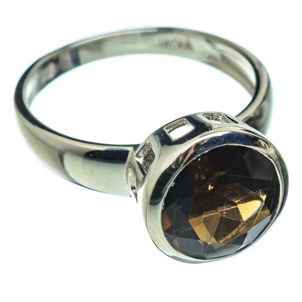 Smoky Quartz Rings handcrafted by Anasilvercos - RING49929
