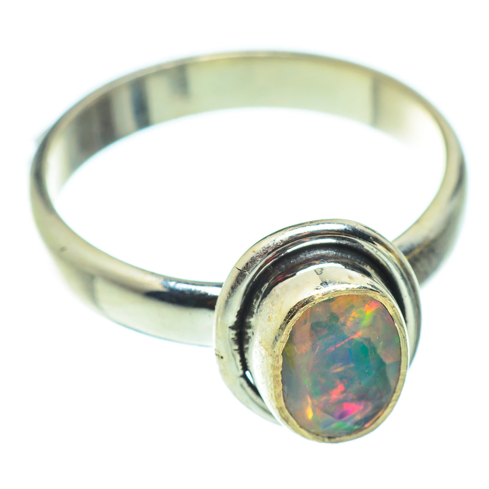 Ethiopian Opal Rings handcrafted by Anasilvercos - RING52317