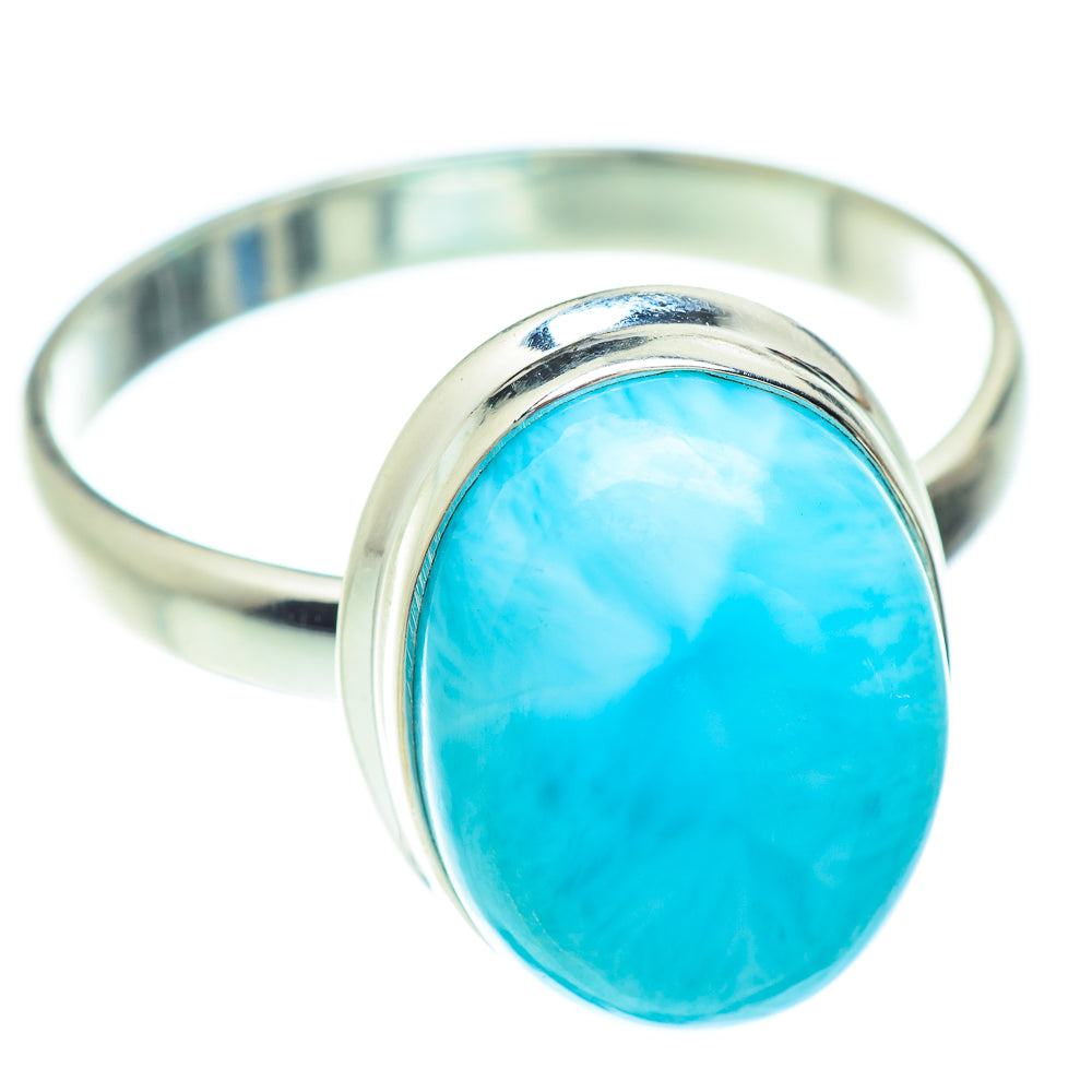 Larimar Rings handcrafted by Anasilvercos - RING52632