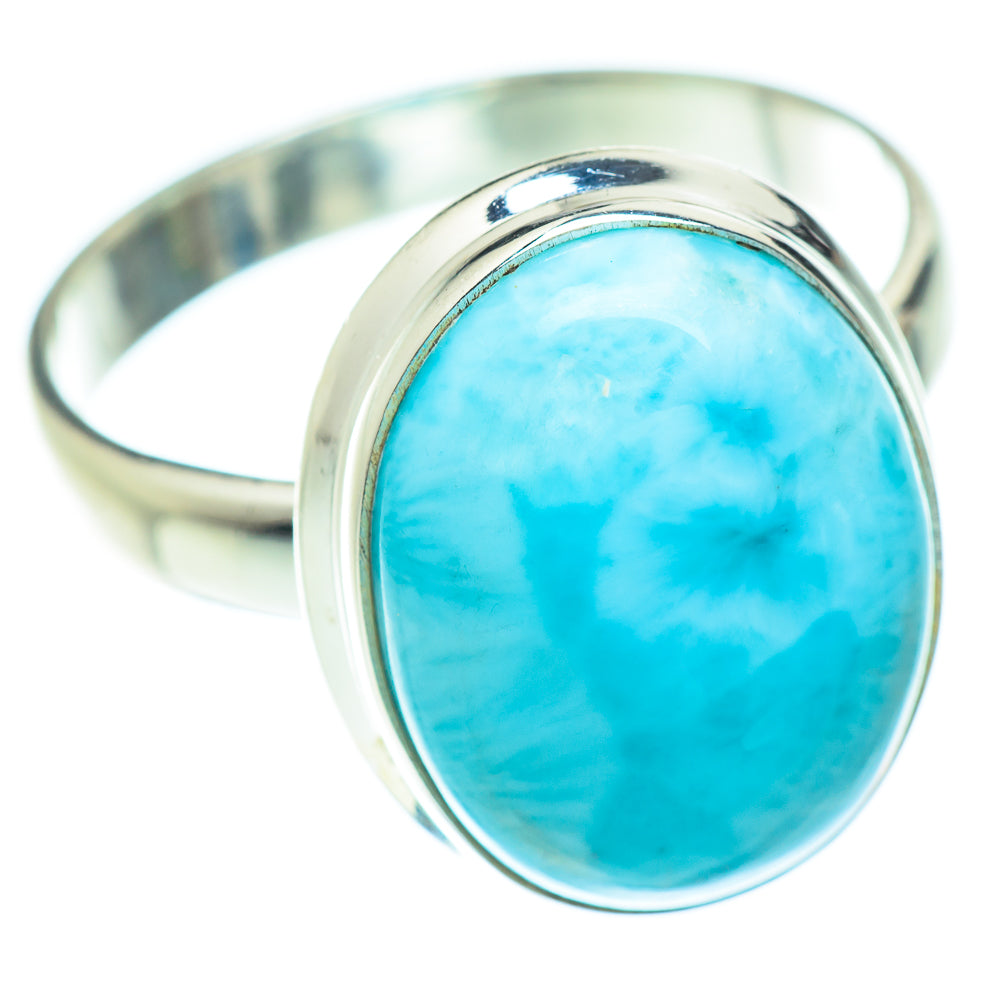 Larimar Rings handcrafted by Anasilvercos - RING52655