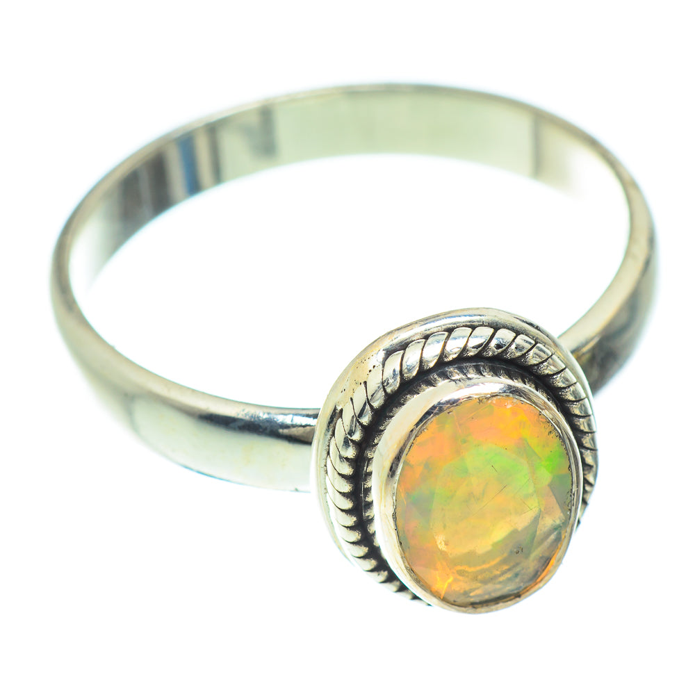 Ethiopian Opal Rings handcrafted by Anasilvercos - RING52673