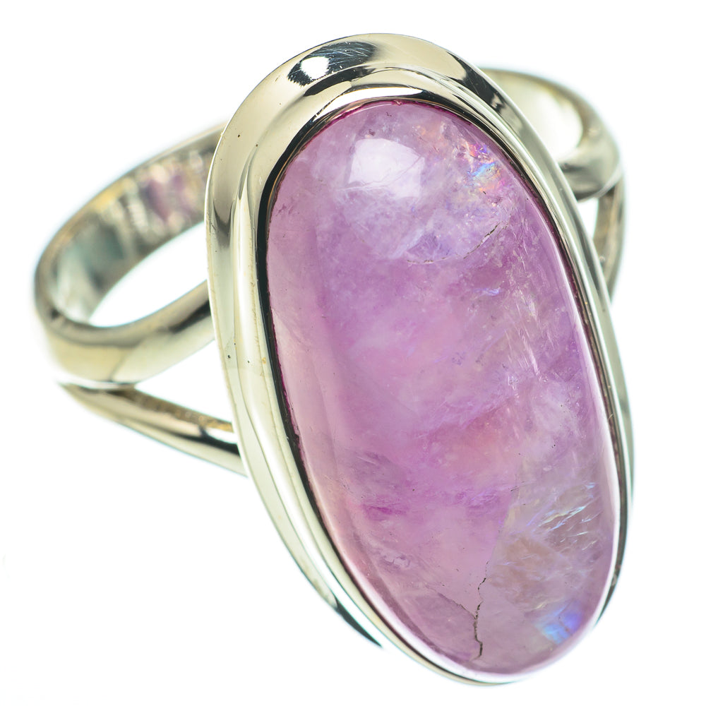 Pink Moonstone Rings handcrafted by Anasilvercos - RING60574
