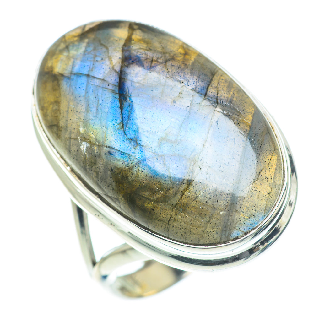 Labradorite Rings handcrafted by Anasilvercos - RING63088