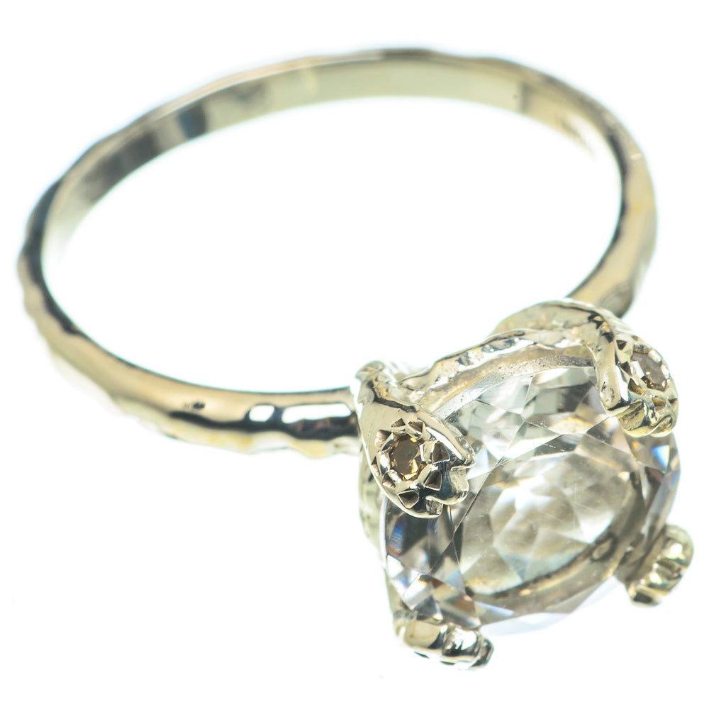White Quartz Rings handcrafted by Anasilvercos - RING63379