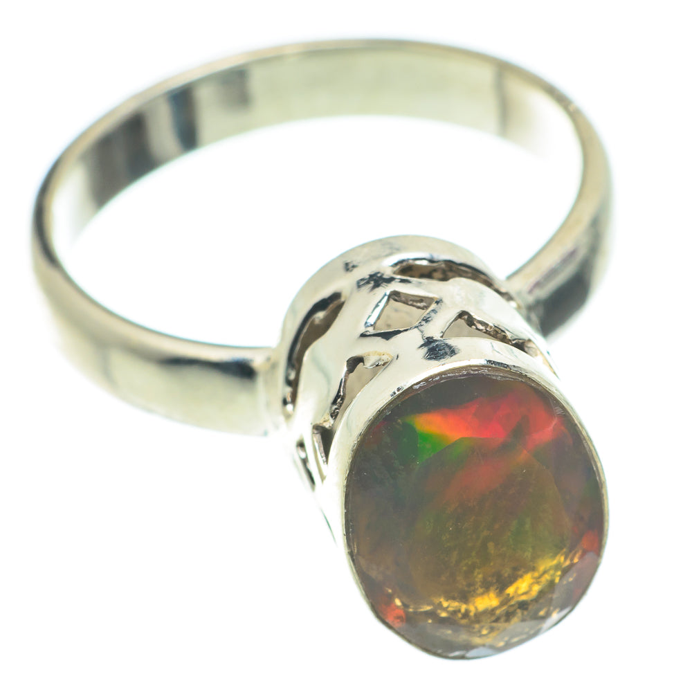 Ethiopian Opal Rings handcrafted by Anasilvercos - RING63384