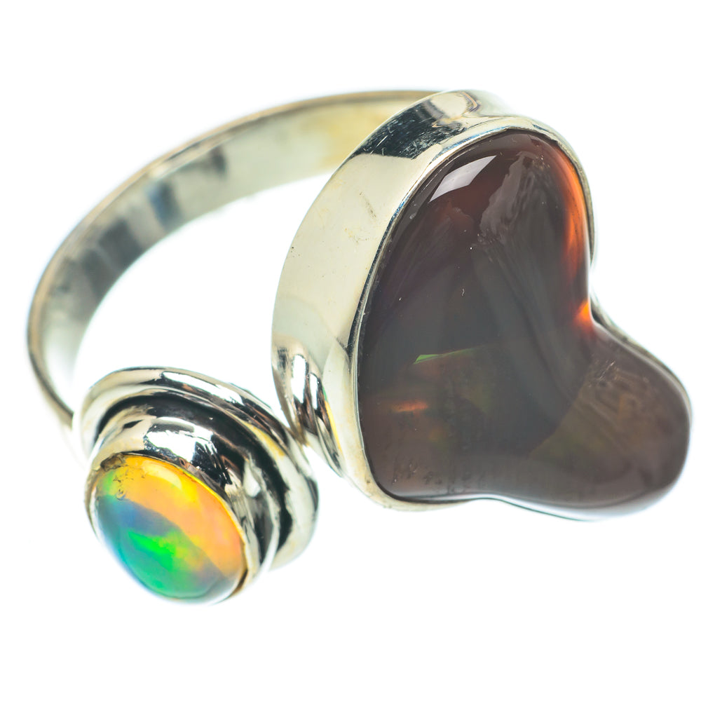 Mexican Fire Agate Rings handcrafted by Anasilvercos - RING65343