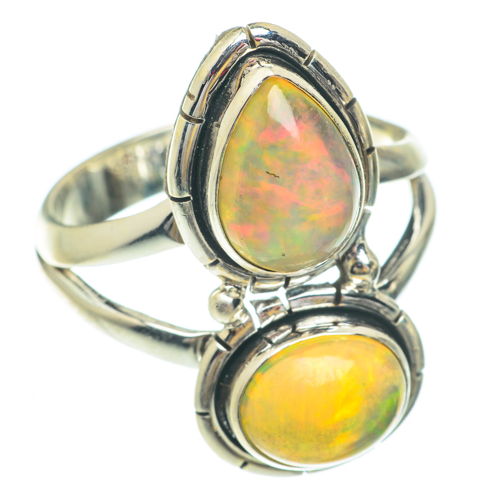Ethiopian Opal Rings handcrafted by Anasilvercos - RING65549