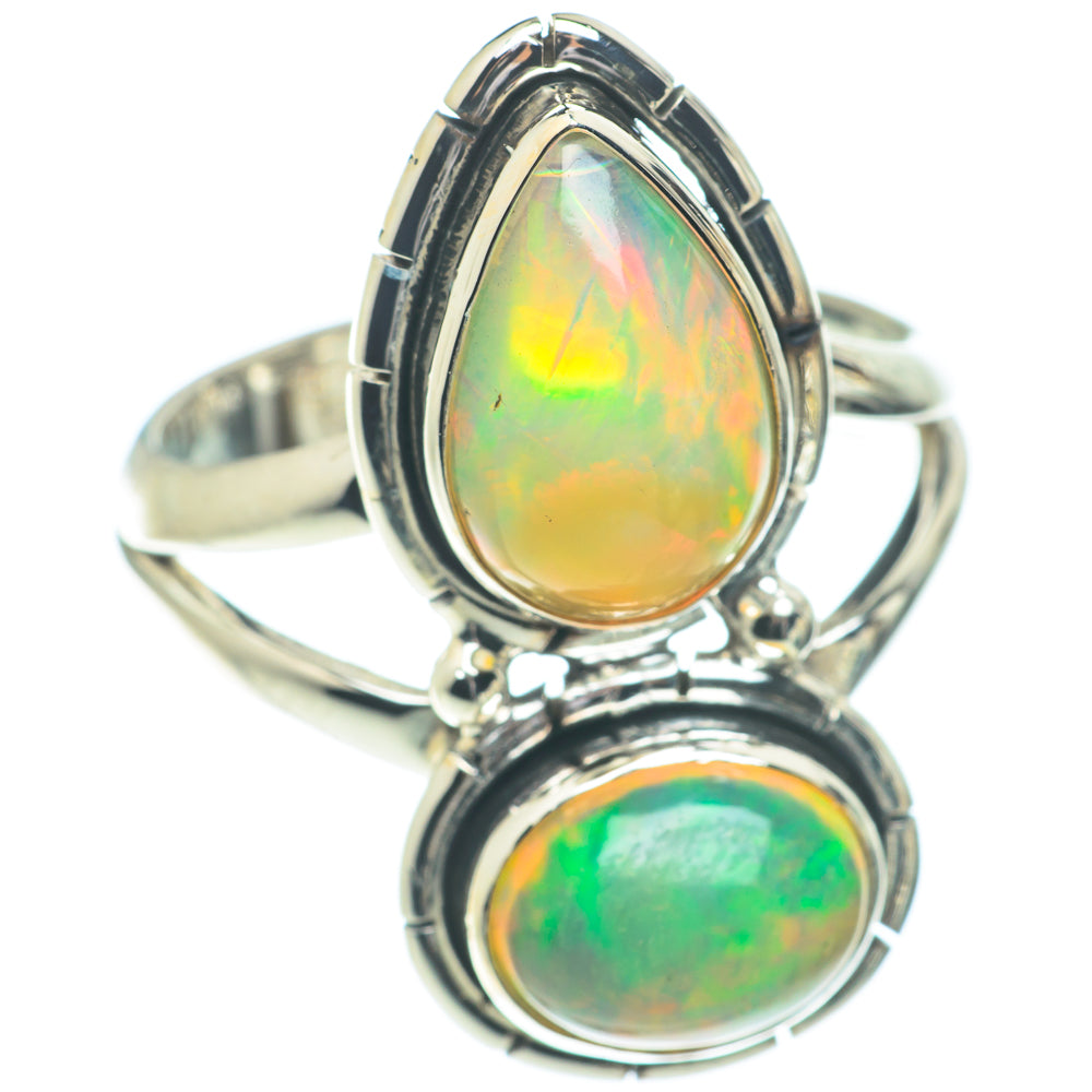 Ethiopian Opal Rings handcrafted by Anasilvercos - RING66209